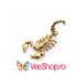 Cercel ear cuff, scorpion cu coada arcuita